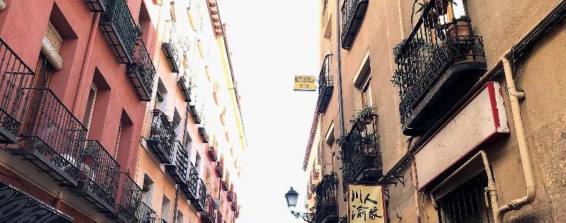 Hostal La Estrella Madrid Buitenkant foto